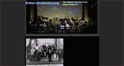 Desktop Screenshot of either-orchestra.org