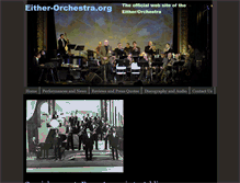 Tablet Screenshot of either-orchestra.org